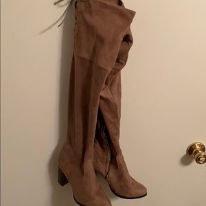 Tan Knee High Boots